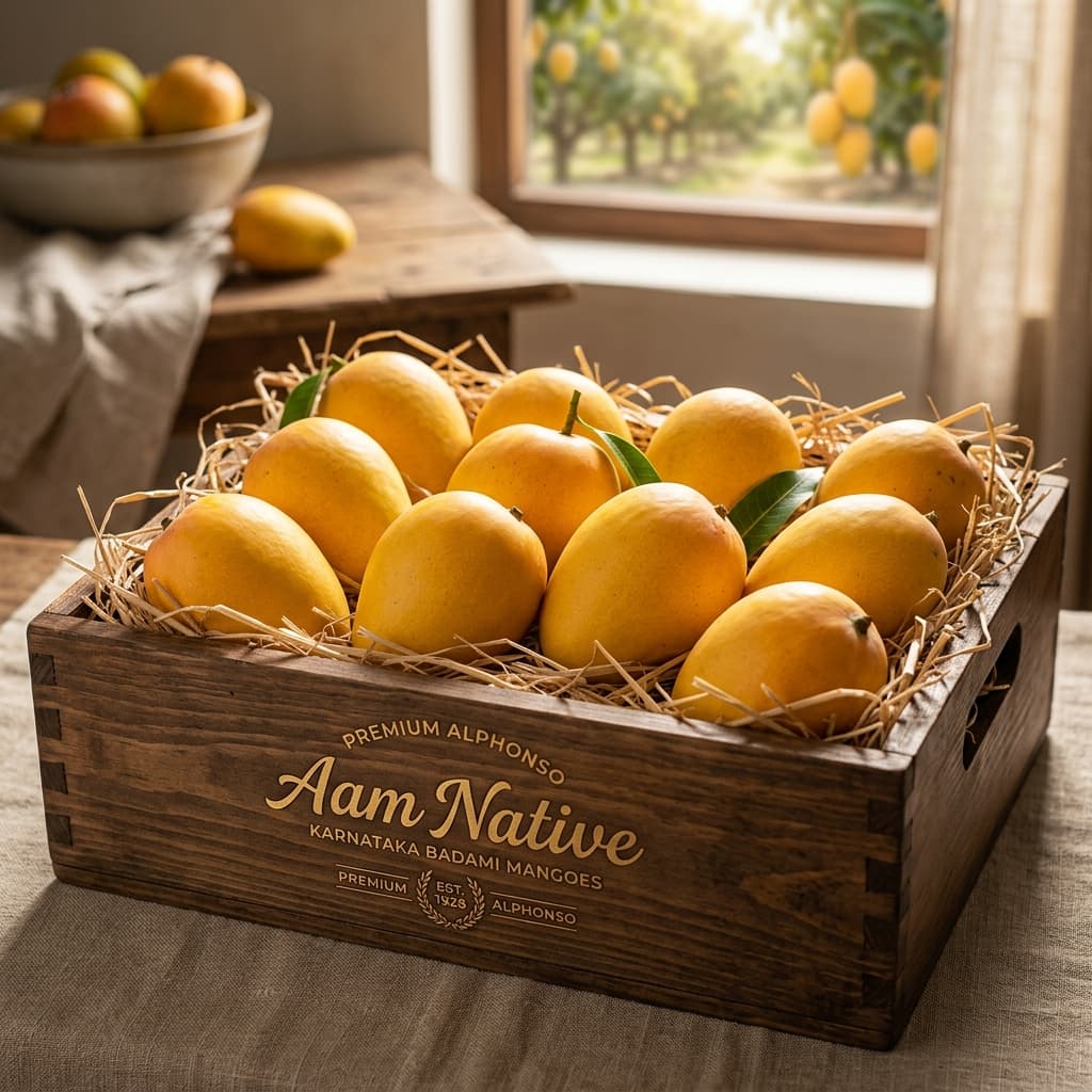 Karnataka Badami (Alphonso) Mango · Aam Native · Premium Alphonso