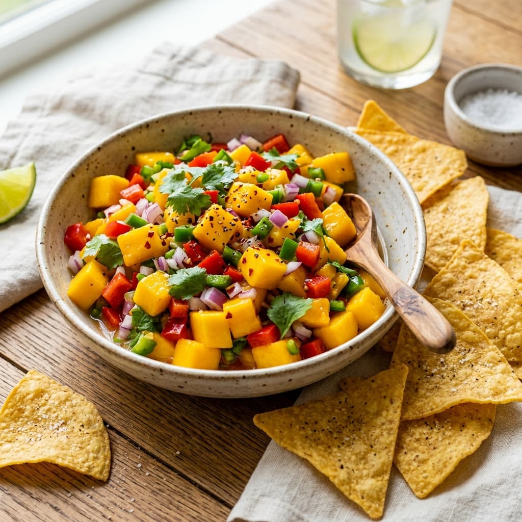 Fresh & Spicy Mango Salsa Recipe